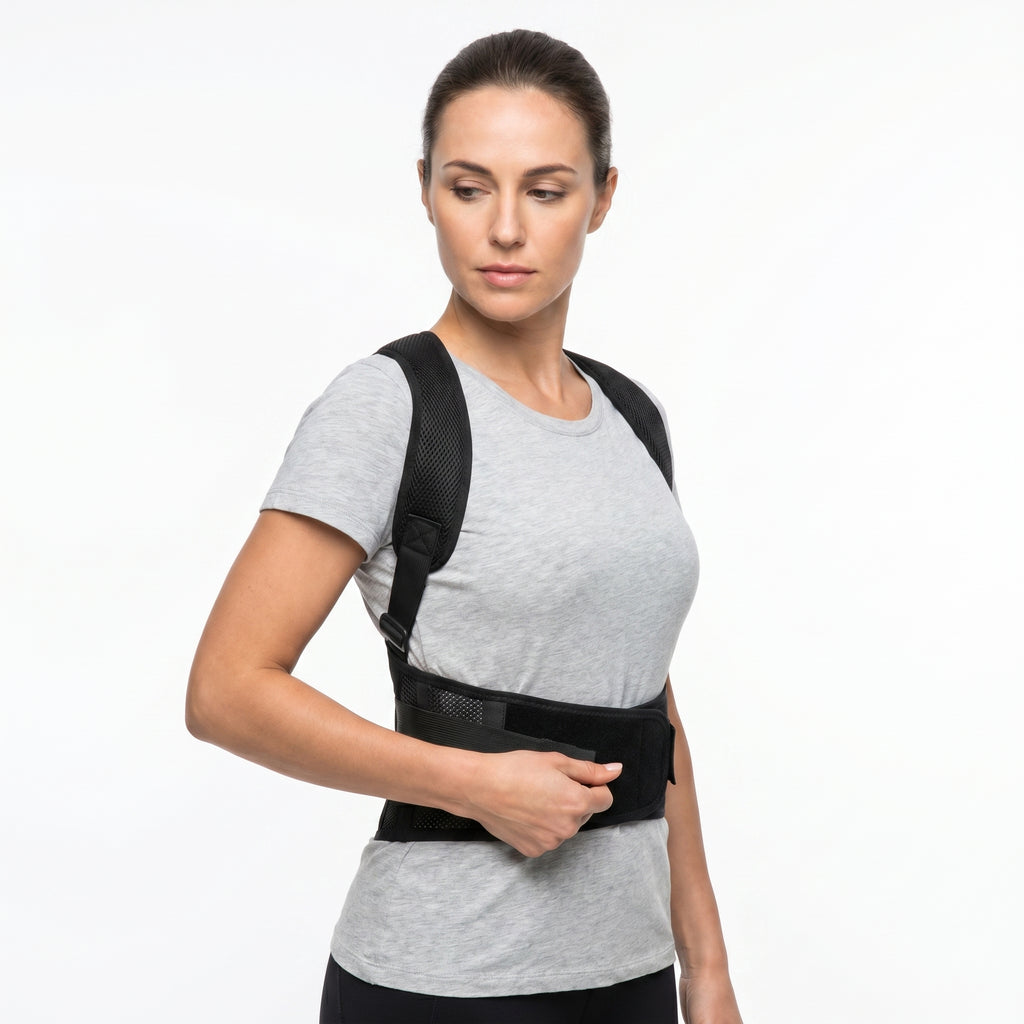 Allyign Posture Corrector — Adjustable Back & Shoulder Support Brace for Men & Women