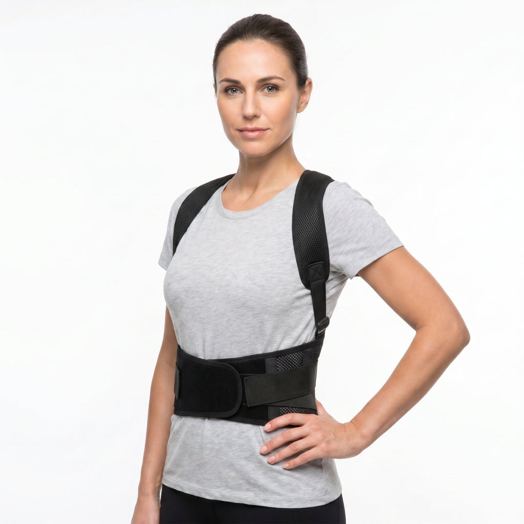 Allyign Posture Corrector — Adjustable Back & Shoulder Support Brace for Men & Women